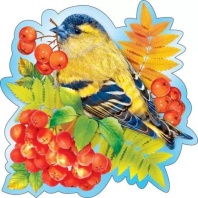 Украшение на скотче 20*20см  "Птица"