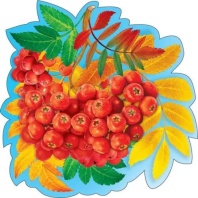 Украшение на скотче 20*20см  "Рябина"