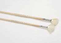 Кисть щетина веерная  4 (8мм) "Сонет"  длинная ручка