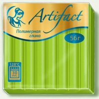 Полимерная глина 56гр., "Артефакт" Сочный киви Полимерная глина 56гр., "Артефакт" Сочный киви