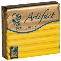 Полимерная глина 56гр., "Артефакт" Спелый банан