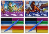 Пластилин восковой 08цв 120г "Фантазия" стек карт упак ЛУЧ 25С 1522-08|ДЖ|25С 1522-08