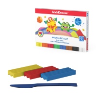 Пластилин  8цв 144гр. Erich Krause Cosmic Monsters со стеком