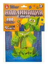 Аппликация из EVA 18*25см "Слаймер", 200 эл, 3+
