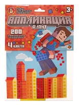 Аппликация из EVA 18*25см "Флайт", 200 эл, 3+