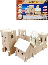 Изготовление модели из дерева "Замок" 46 дет.