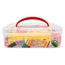 Набор д/творчества  9пр. "Цветик" в пласт. контейнере с ручкой