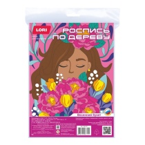 Роспись по дереву 20*30см  "Весенний букет"