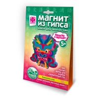 Магниты из гипса "Маски восточные. Повелитель огня" 5+