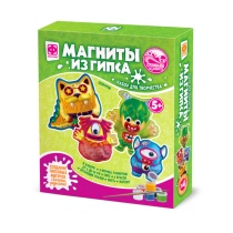Магниты из гипса "Монстрики Обжорки" 4 формы  5+