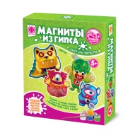 Магниты из гипса "Монстрики Обжорки" 4 формы  5+