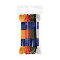 Набор ниток мулине "Gamma" 100% вискоза, 8м , Русские узоры, 8шт