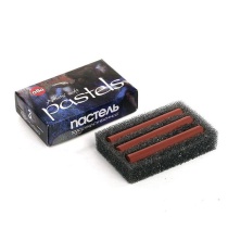 Пастель сухая OLKI  1цв./3кар. художественная мягкая, 302.8- Сангина темная