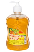 Мыло жидкое РАДУГА 500 мл Апельсин (дозатор)