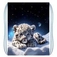 Мешок для обуви 1 отд, 340*420 "Снежный барсик"