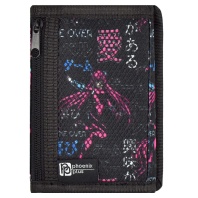 Кошелек для банкнот и монет Феникс+ "Кибераниме" 12,5*9*1см, ткань, молния