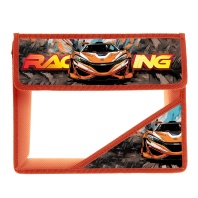 Папка д/тетрад. А5 (230*190*50) 2отд. на липучке, пластик "Racing car"