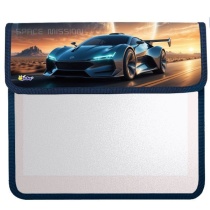 Папка д/тетрад. А5 (240*205*45) 1отд. на липучке, пластик "Гиперкар"