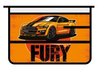 Папка д/труда А4 (325*230*100) 1отд. молния сверху, пластик "Fury"