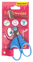 Ножницы для левшей Silwerhof Монстрики детские 130мм ручки пластиковые асим.