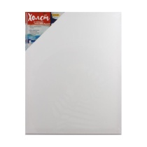 Холст на подрамнике 40*50см, хлопок 100%, среднее зерно, акрил, белый