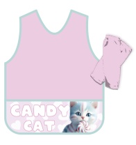 Набор Нарукавники + накидка 568*405мм 2 кармана "Candy cat"