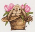 Набор  для вышивания крестиком 15*17см "Зайка в шляпе"