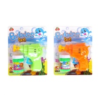 Набор для пускания мыльных пузырей 40мл "Пистолет", ассорти цветов