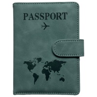 Обложка для паспорта и документов с защитой от считывания, 9 карманов, магнит, экокожа, бирюзовая, BRAUBERG, 238754 Обложка для паспорта и документов с защитой от считывания, 9 карманов, магнит, экокожа, бирюзовая, BRAUBERG, 238754