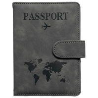 Обложка для паспорта и документов с защитой от считывания, 9 карманов, магнит, экокожа, серо-голубая, BRAUBERG, 238756 Обложка для паспорта и документов с защитой от считывания, 9 карманов, магнит, экокожа, серо-голубая, BRAUBERG, 238756