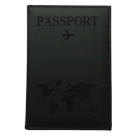 Обложка для паспорта "Passport map", экокожа soft touch, черная, STAFF, 238760 Обложка для паспорта "Passport map", экокожа soft touch, черная, STAFF, 238760