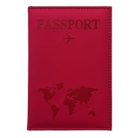 Обложка для паспорта "Passport map", экокожа soft touch, малиновая, STAFF, 238761 Обложка для паспорта "Passport map", экокожа soft touch, малиновая, STAFF, 238761