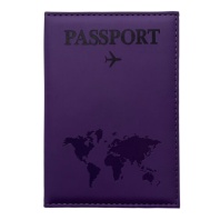 Обложка для паспорта "Passport map", экокожа soft touch, фиолетовая, STAFF, 238762 Обложка для паспорта "Passport map", экокожа soft touch, фиолетовая, STAFF, 238762