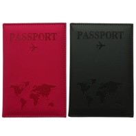 Обложка для паспорта НАБОР 2 штуки, экокожа soft touch, черная/малиновая, STAFF, 238767 Обложка для паспорта НАБОР 2 штуки, экокожа soft touch, черная/малиновая, STAFF, 238767
