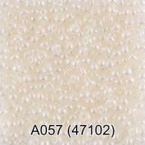 Бисер круглый "GAMMA"  2,3мм  50 гр стекло, кремовый