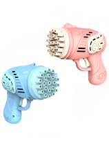 Генератор мыльных пузырей  50мл, на батарейках , 15х15х8см, ассорти цвет