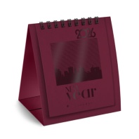 Календарь-домик настольный на гребне, 2026г, BRAUBERG, 110х120мм, БОРДОВЫЙ, 117284 Календарь-домик настольный на гребне, 2026г, BRAUBERG, 110х120мм, БОРДОВЫЙ, 117284