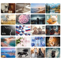 Календарь карманный на 2026г, BRAUBERG, 64х93мм, АССОРТИ 20 видов, 117304 Календарь карманный на 2026г, BRAUBERG, 64х93мм, АССОРТИ 20 видов, 117304