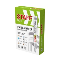 Маркер-краска лаковый (paint marker) 2-4 мм СЕРЕБРИСТЫЙ, НИТРО-ОСНОВА, STAFF PROFIT, для любых поверхностей, 152580 Маркер-краска лаковый (paint marker) 2-4 мм СЕРЕБРИСТЫЙ, НИТРО-ОСНОВА, STAFF PROFIT, для любых поверхностей, 152580