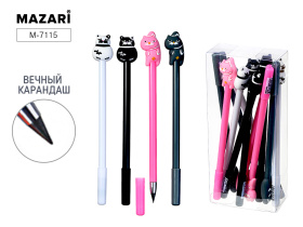Карандаш вечный Mazari  "Котики" (цена за шт.)
