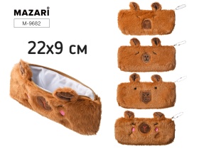 Пенал-косметичка (220*90) молния, иск.мех. "Capybara"
