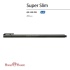 Ручка гелевая BRUNO VISCONTI Super Slim Black, СИНЯЯ, узел 0,28мм, линия 0,2мм, 20-03, 20-0398