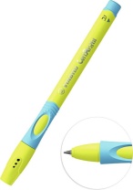 Ручка шар. STABILO Left Right, для правшей, синяя, 0,3мм, жёлто-голубой корпус
