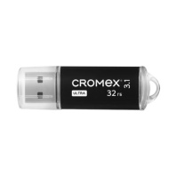 Флеш-диск 32GB CROMEX Ultra USB 3.1, металлический корпус, черный, 514163