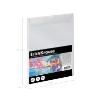 Бумага для акварели в пластиковой папке ErichKrause Art Spirit, А4, 10 листов