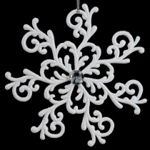 Украшение ErichKrause Снежинка с завитками 14см