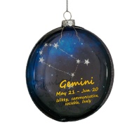 Украшение ErichKrause Decor Близнецы медальон 10см, стекло