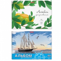 Альбом А4 40л гребень "Juicy Fruits и Морская прогулка", микроперфорация, 2шт