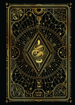 Точкабук А6  64л., 7БЦ "Magic. Черный" мат.лам., тиснение