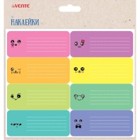 Набор наклеек для тетрадей "deVENTE. School" 40x96 мм, 8 шт,